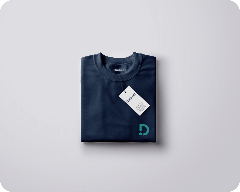 Dinbeat brand identity slide 3