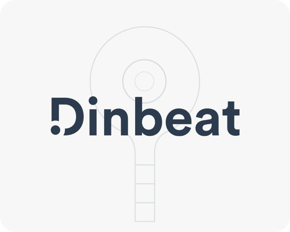 Dinbeat brand identity slide 5
