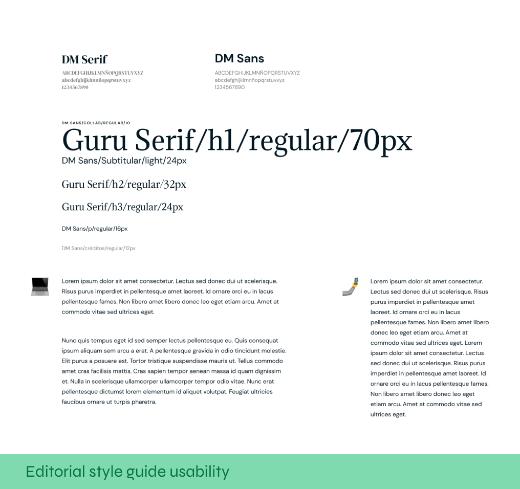 Sabadell content layout